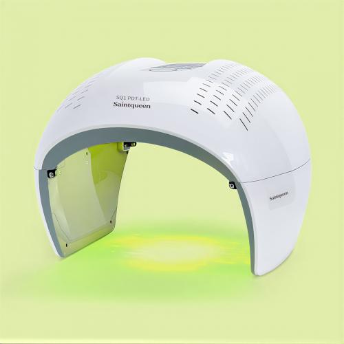 SQ1 LED Light Therapy Device, 292 Beads 7-Color Photon Facial Skin Rejuvenation Machine, Red Blue Green PDT for Face Skin Care Anti-Aging Acne Oil Control, US Plug
