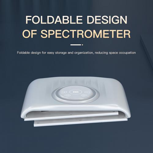 SQ130 119-LED 7 Color PDT Spectrometer Light Therapy Device, Foldable Facial Skin Rejuvenation with Hot Compress Mode for Home Salon, US Plug