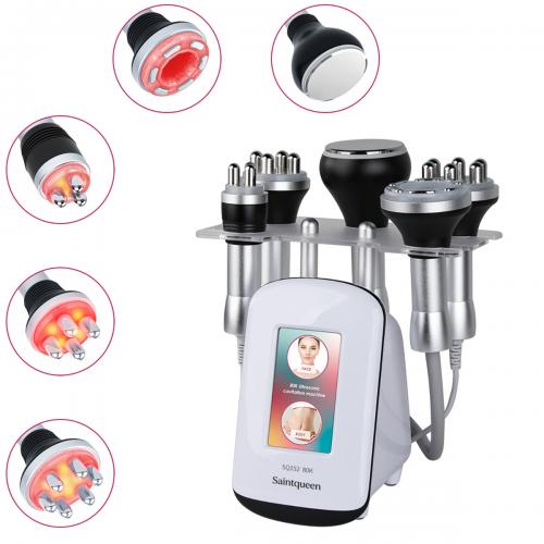 SQ152 Pro, 5in1 80K Ultrasonic Cavitation & Multi-Polar RF for Body Shaping, Face Lifting, Wrinkle Reduction & Skin Elasticity Improvement, US Plug