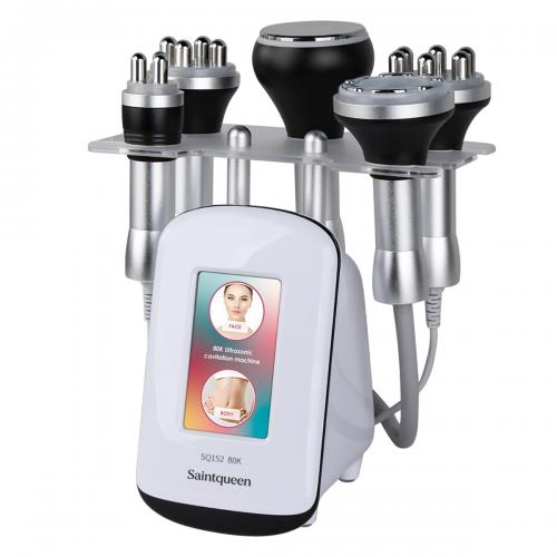 SQ152 Pro, 5in1 80K Ultrasonic Cavitation & Multi-Polar RF for Body Shaping, Face Lifting, Wrinkle Reduction & Skin Elasticity Improvement, US Plug