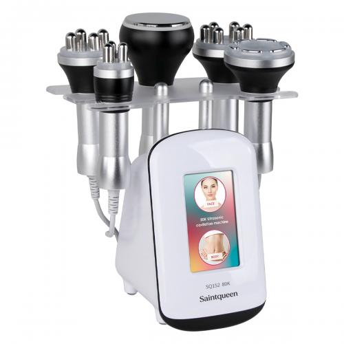 SQ152 Pro, 5in1 80K Ultrasonic Cavitation & Multi-Polar RF for Body Shaping, Face Lifting, Wrinkle Reduction & Skin Elasticity Improvement, US Plug