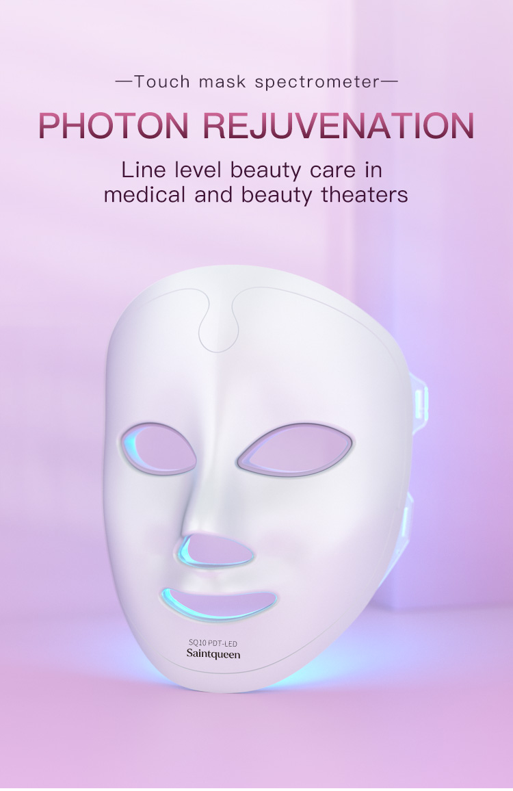 SQ10 8-Color LED Photon Facial Mask