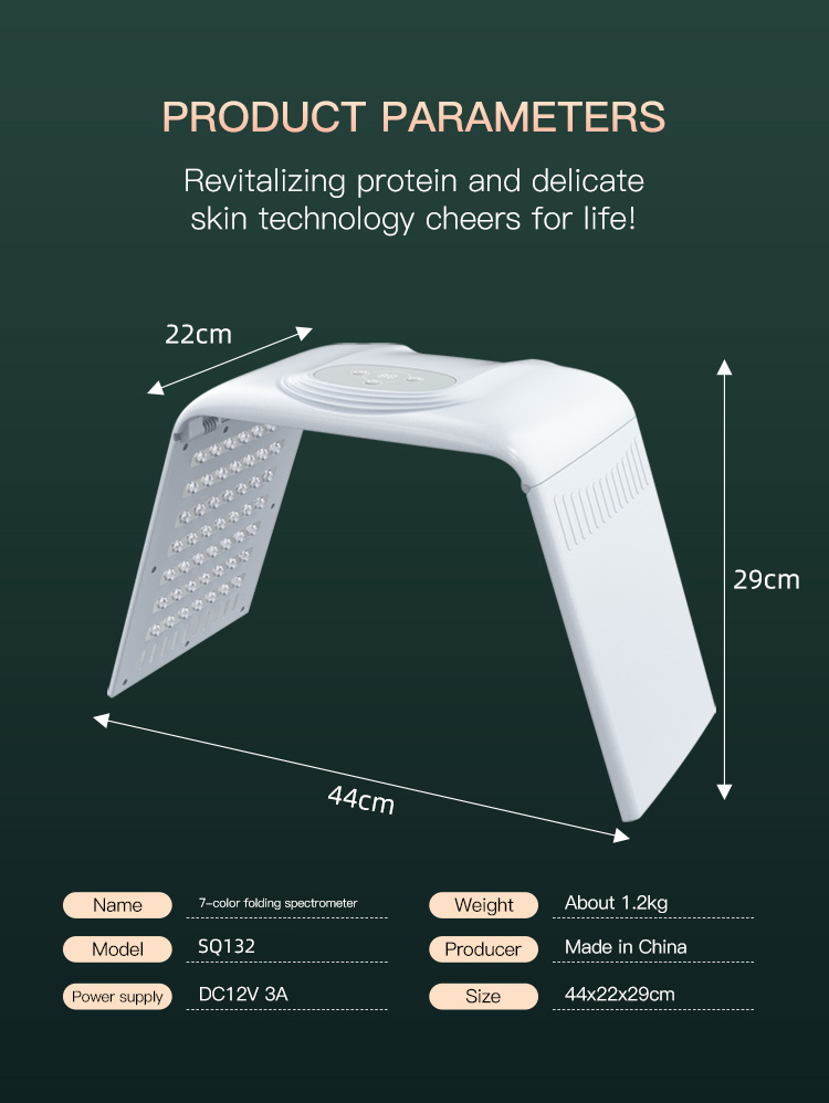 SQ132 7-Color Folding LED Spectrometer detail