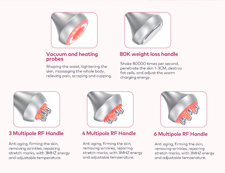 5 Interchangeable Functional Handles