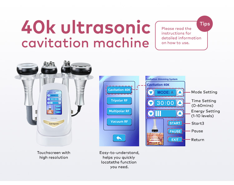 SQ16B Basic 4-in-1 40K Cavitation Body Sculpting Machine