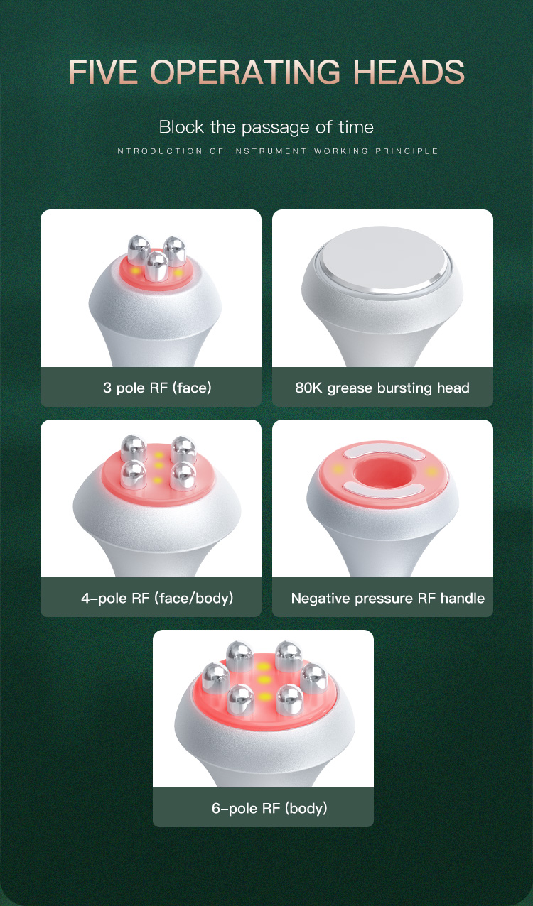 Multi-pole RF skin firming