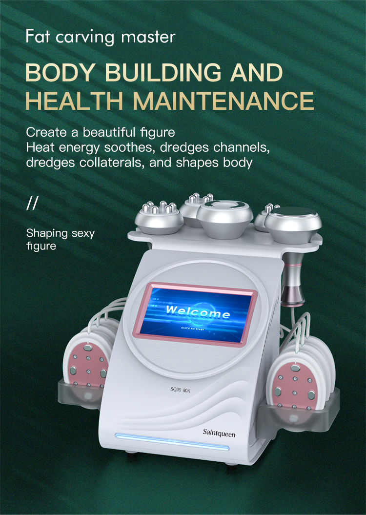 SQ90B Pro 6-in-1 80K Cavitation Machine