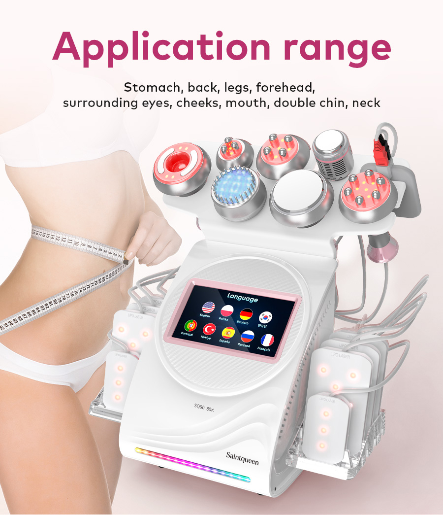 SQ90D Plus 9-in-1 80K Ultrasonic Cavitation Machine