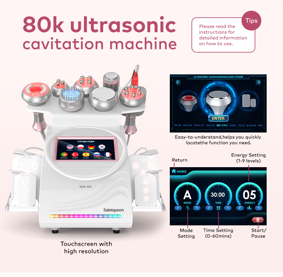 80K Ultrasonic Cavitation Head