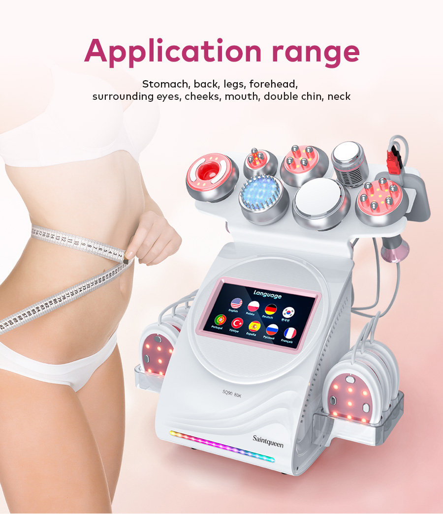 SQ90E Plus 9-in-1 80K Cavitation Machine