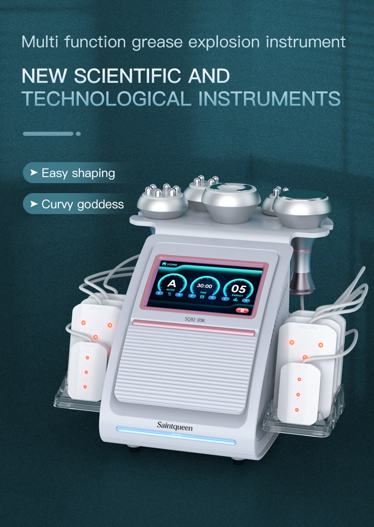 SQ92C Pro 6-in-1 80K Ultrasonic Cavitation Machine