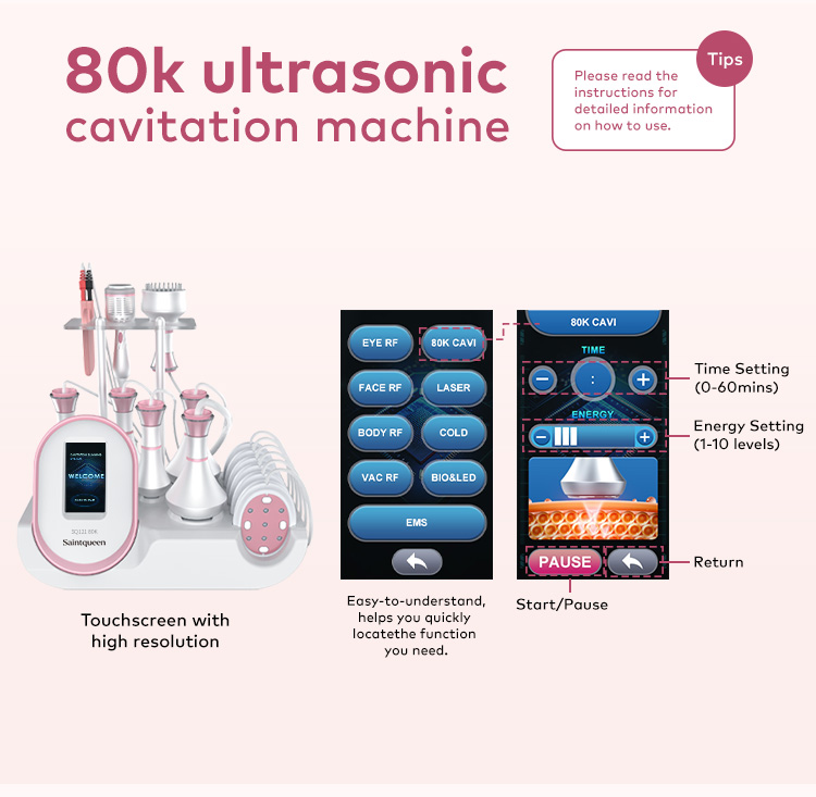 80K Cavitation Fat Burn Head