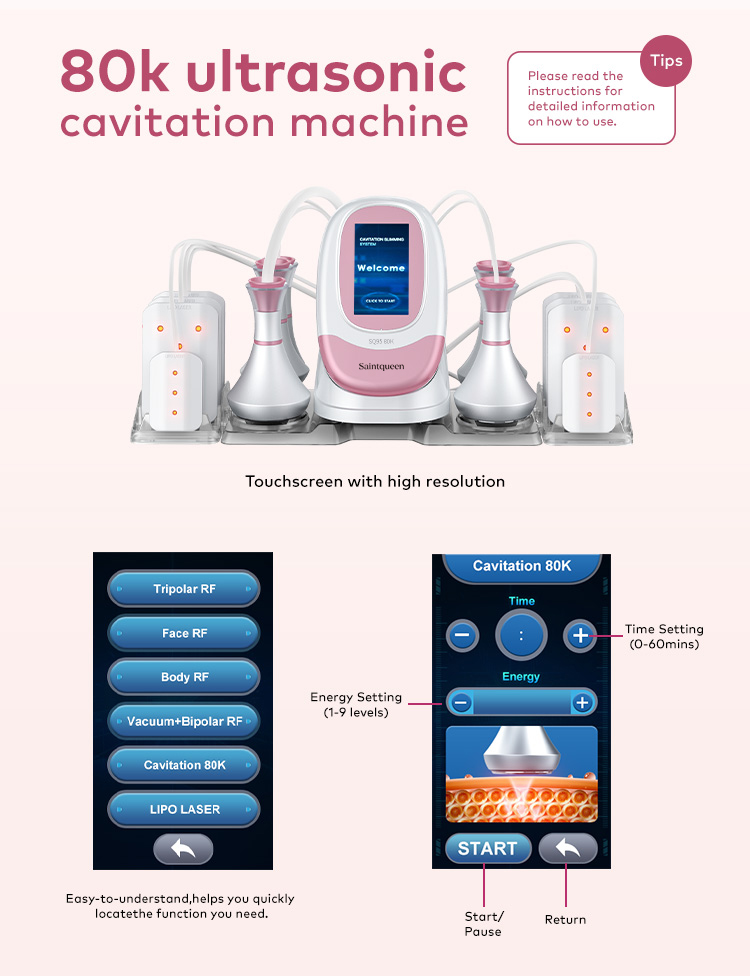 SQ95B Pro facial and body sculpting