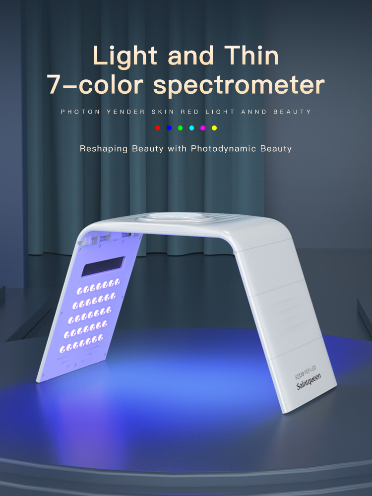 SQ130 119-LED 7 Color PDT Spectromer Light Therapy Device