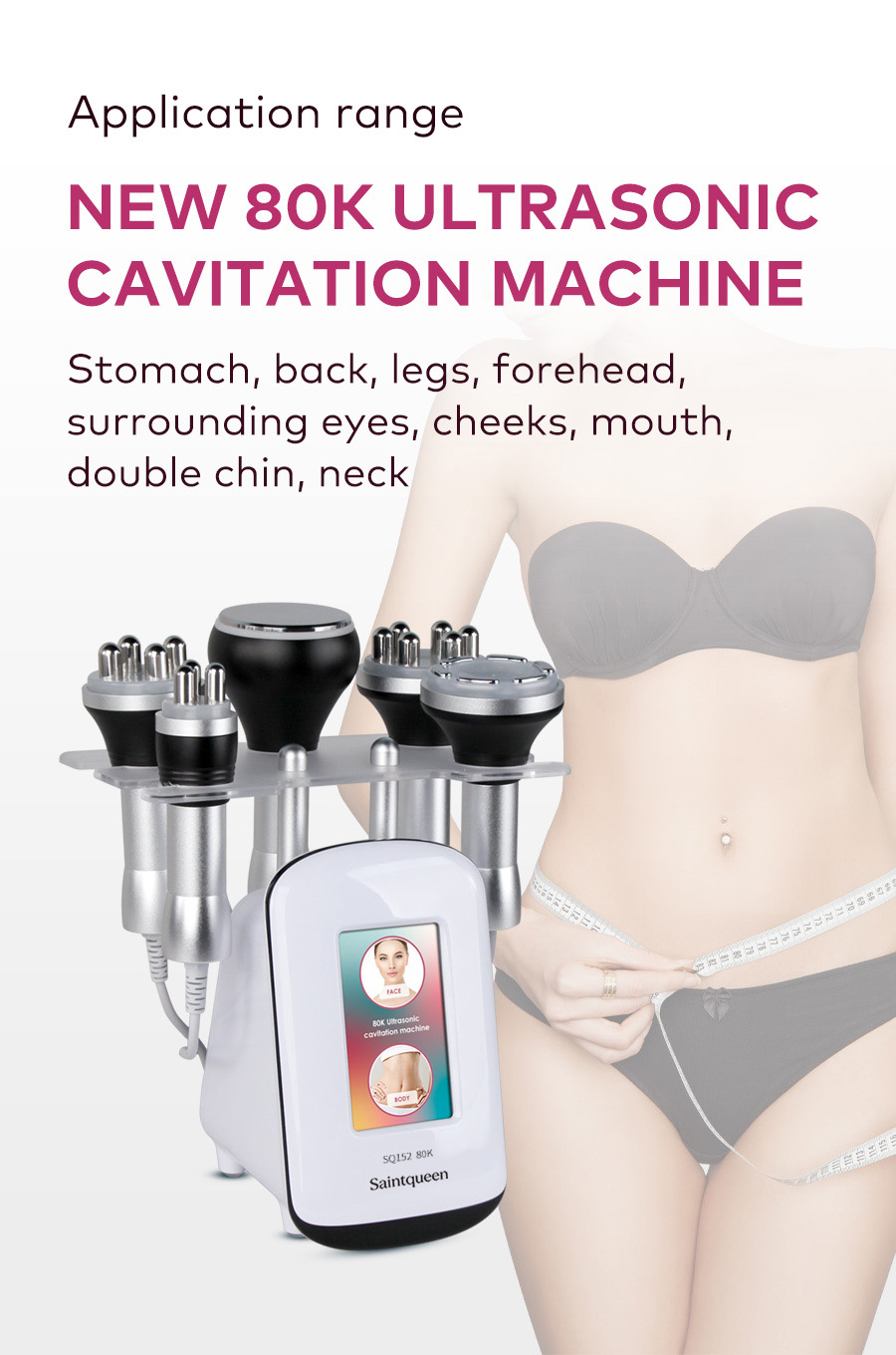 SQ152 Pro 5in1 80K Cavitation Machine